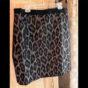 ANN TAYLOR New With Tag Animal print short skirt